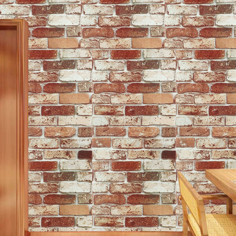 Store Retro Brick Pattern Pvc Waterproof Self-adhesive - Forme Pt Model Pereti - HD Wallpaper 