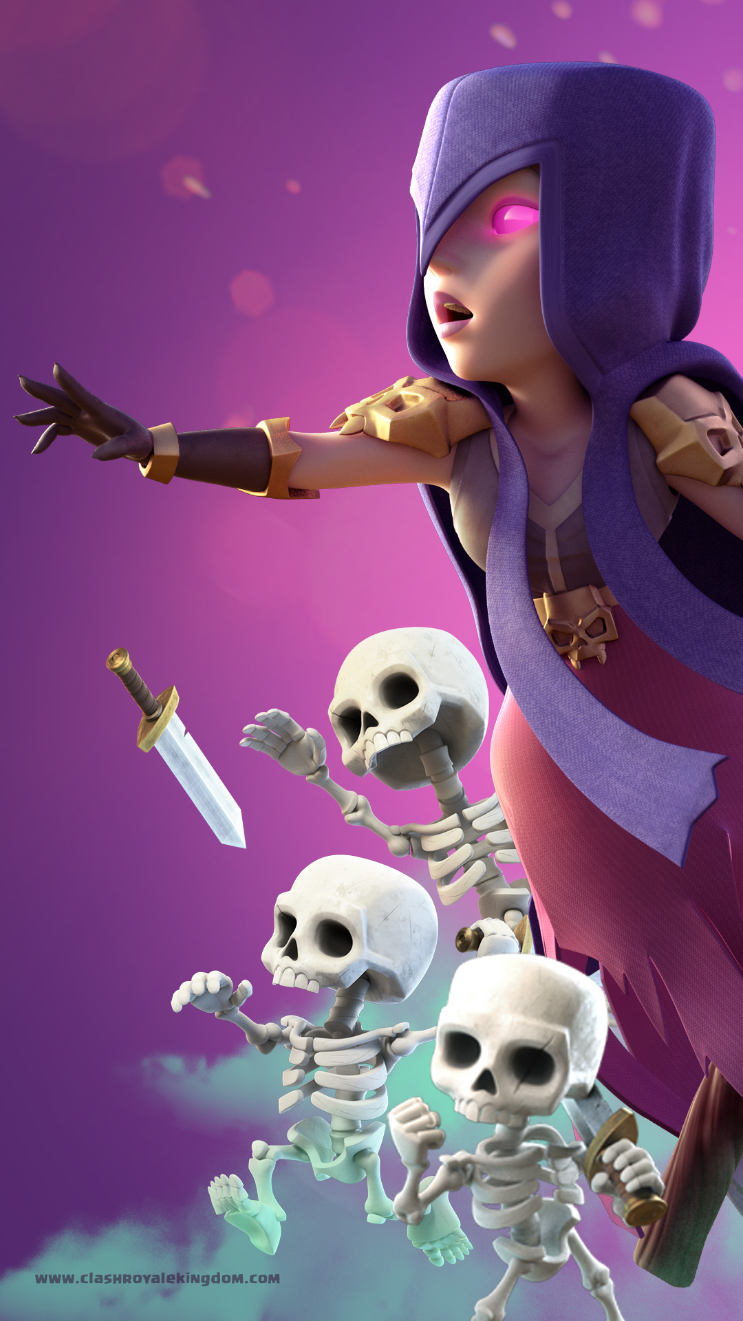 Witch From Clash Royale - HD Wallpaper 
