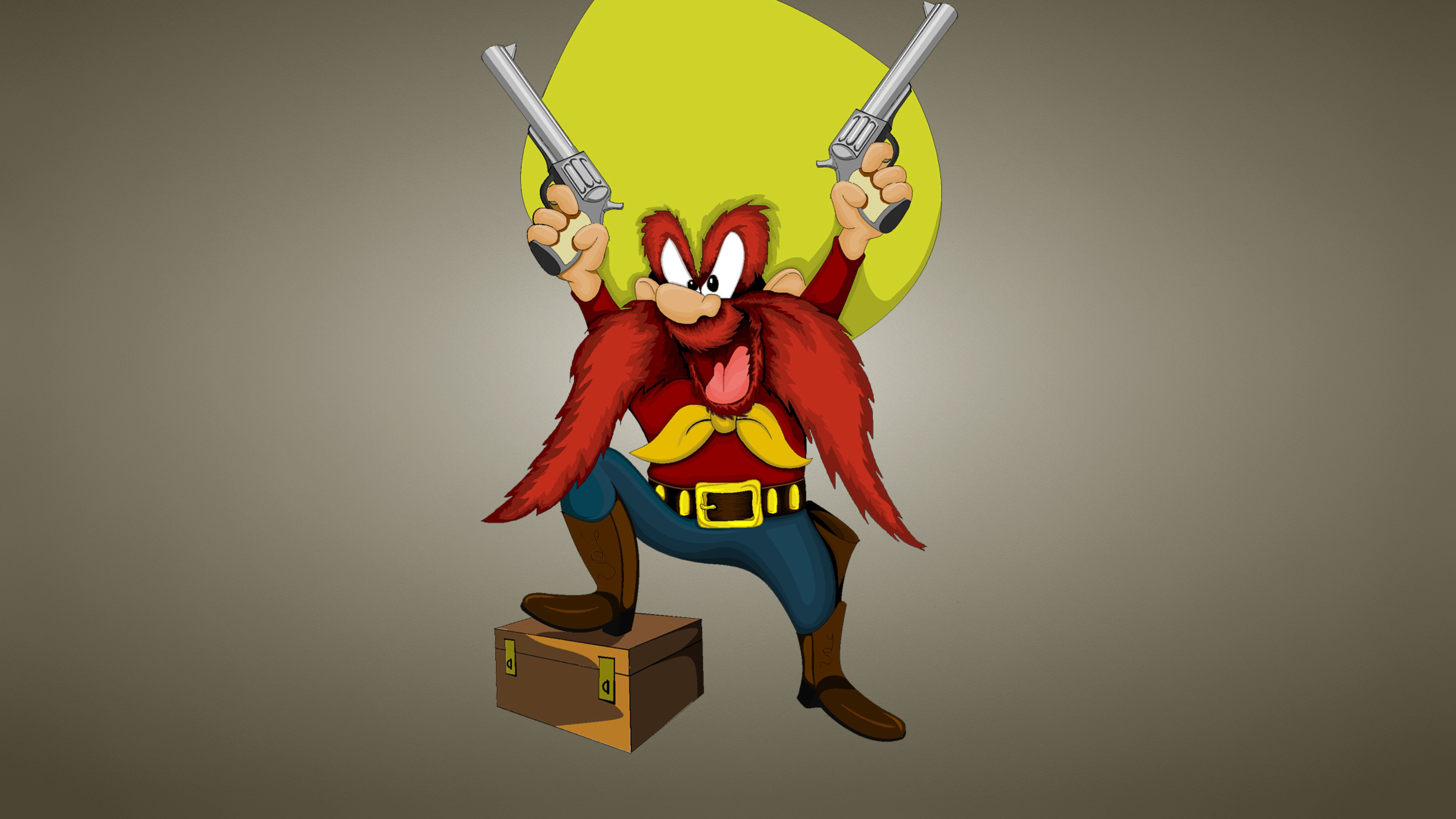 Cool Cartoon Gangster Wallpapers 4k Ultra Hd Gangster - Mad Looney Tunes  Yosemite Sam - 3840x2160 Wallpaper 