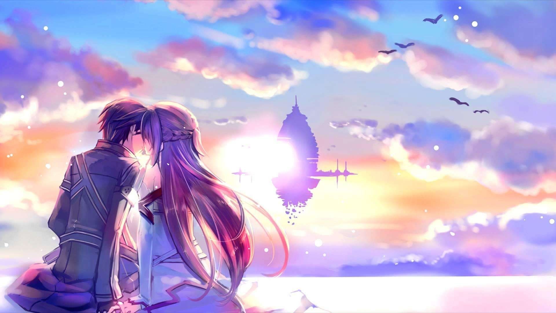 New Anime Love Wallpaper Hd 1080p At Hdwallwide - Love Wallpaper Anime - HD Wallpaper 