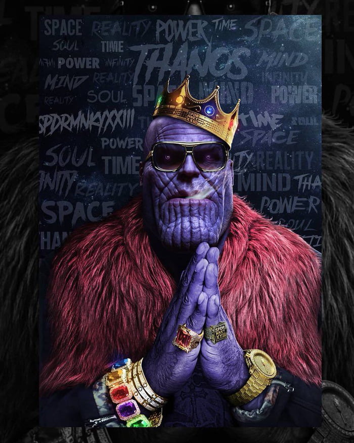 Thanos The Gangsta 9gag - Rich Thanos - HD Wallpaper 