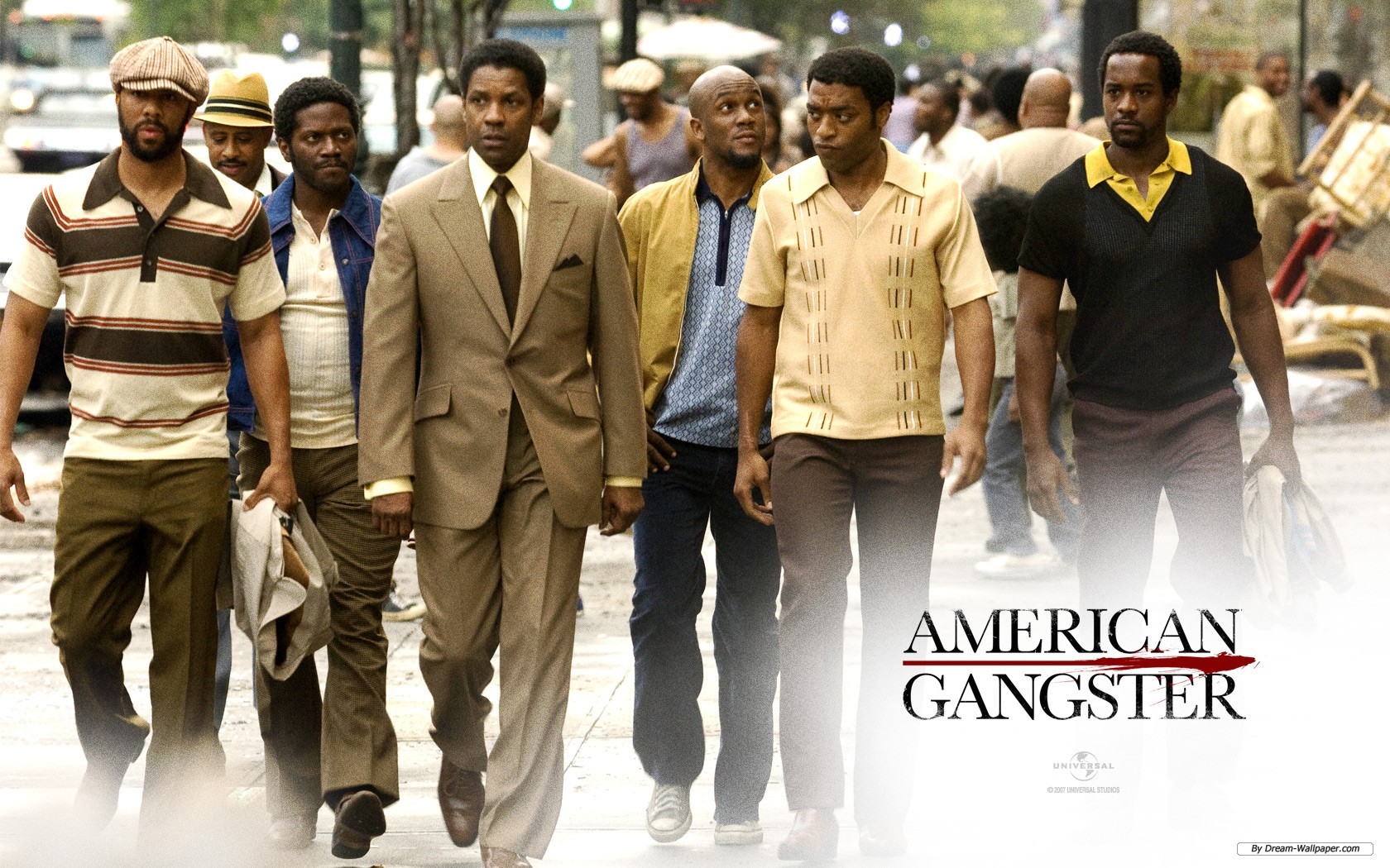 Free Movie Wallpaper - Denzel Washington Gangster Americano - HD Wallpaper 