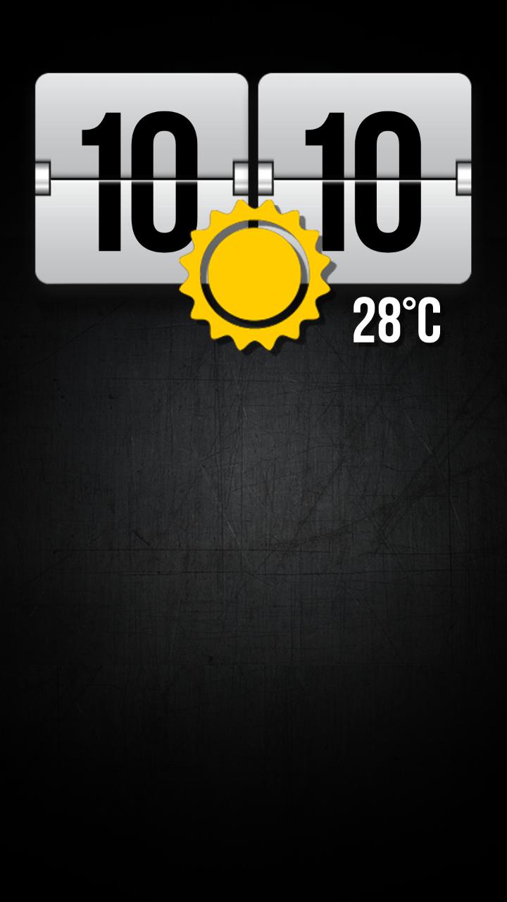 Flip Clock Live Wallpaper - Apple Live Clock - HD Wallpaper 