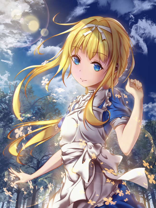 Alice Schuberg, Sword Art Online, Blonde, Blue Eyes - Sword Art Online Alicization Wallpaper Iphone Xs Max - HD Wallpaper 