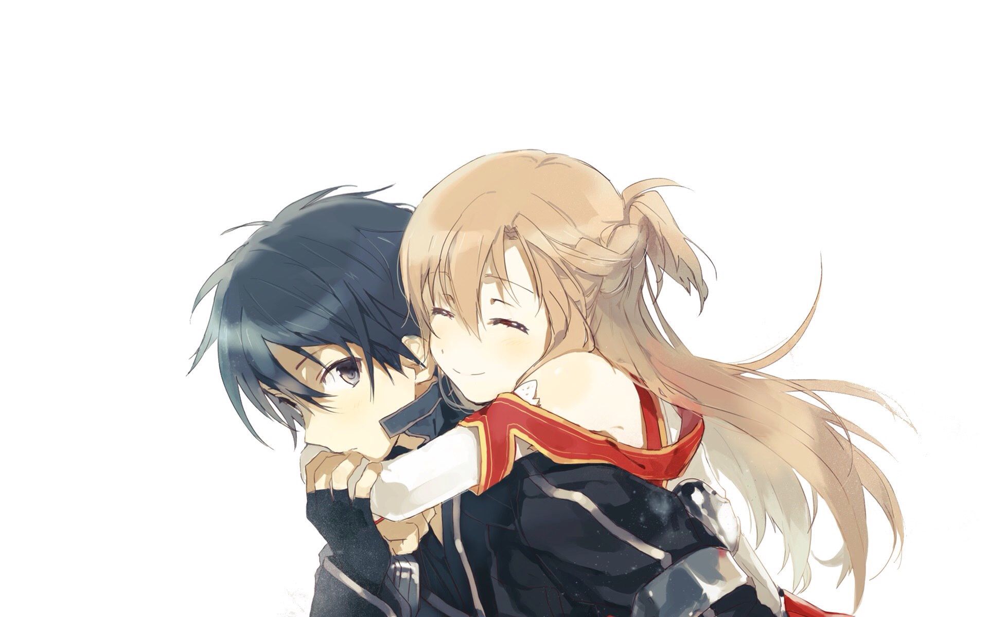 Kirito And Asuna Love - HD Wallpaper 