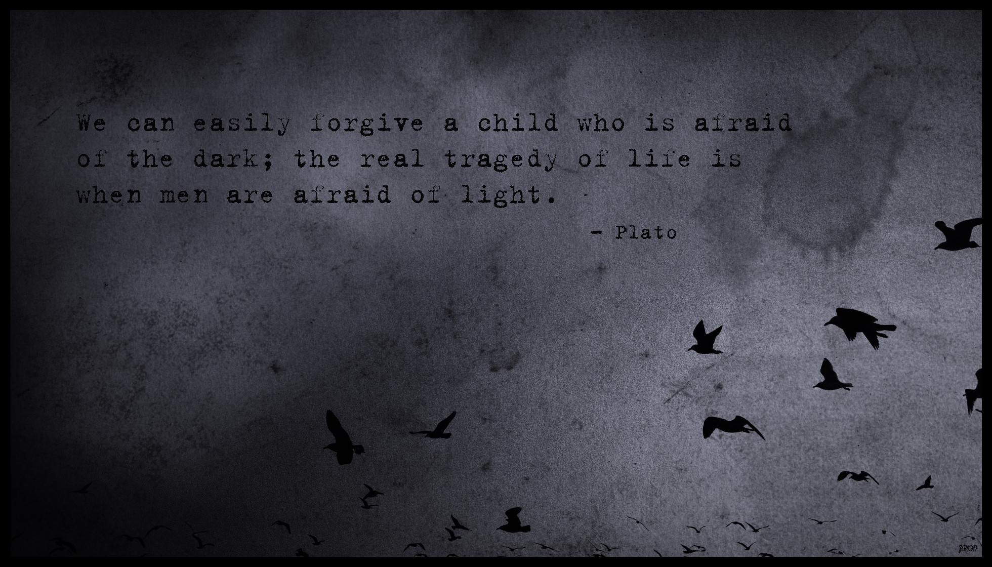 Plato Quote Tragedy Of Life - Ghosts Nine Inch Nails - HD Wallpaper 