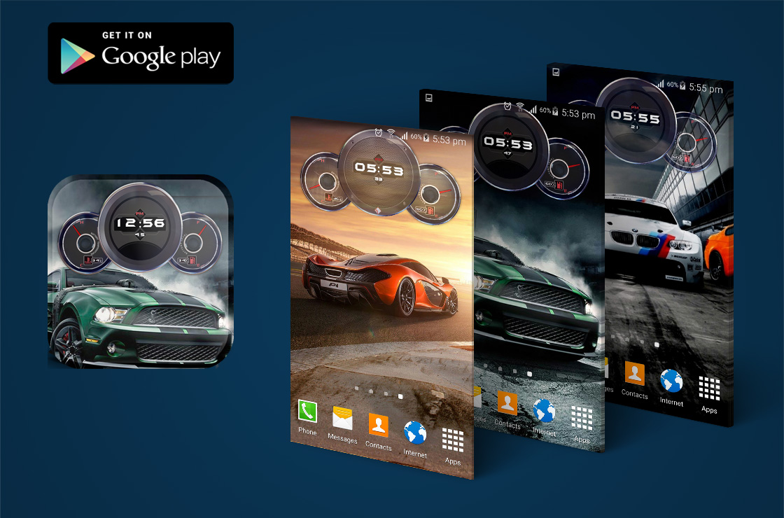 Clock Live Wallpaper - HD Wallpaper 