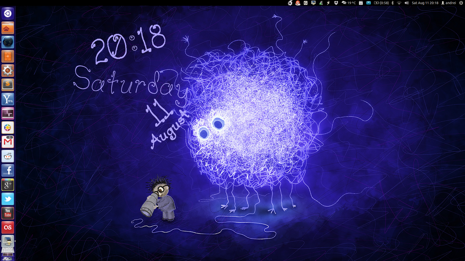 Use Wallpaper Clocks, Live Earth Wallpaper In Ubuntu - Live Background  Ubuntu - 1600x900 Wallpaper 