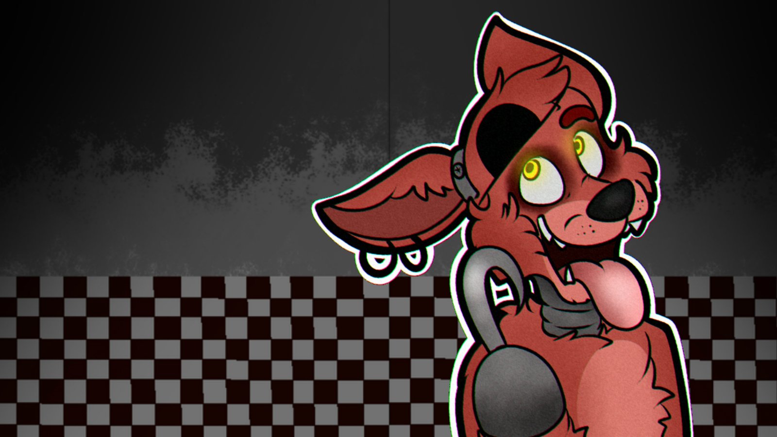 Five Nights At Freddy's Foxy Fanart - HD Wallpaper 