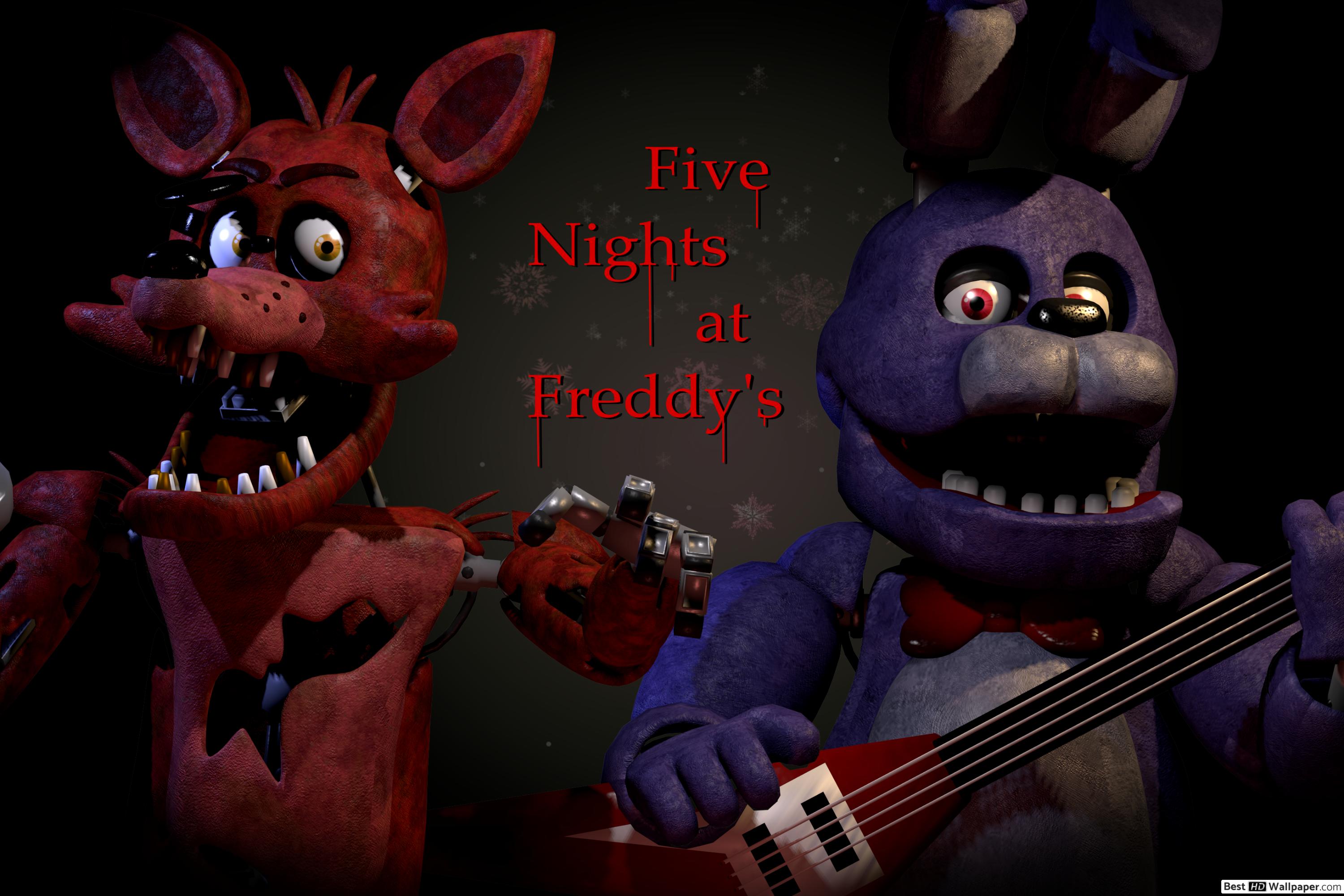 Bonnie And Foxy Of Five Nights At Freddy S Hd Wallpaper - Foxy And Bonnie - HD Wallpaper 