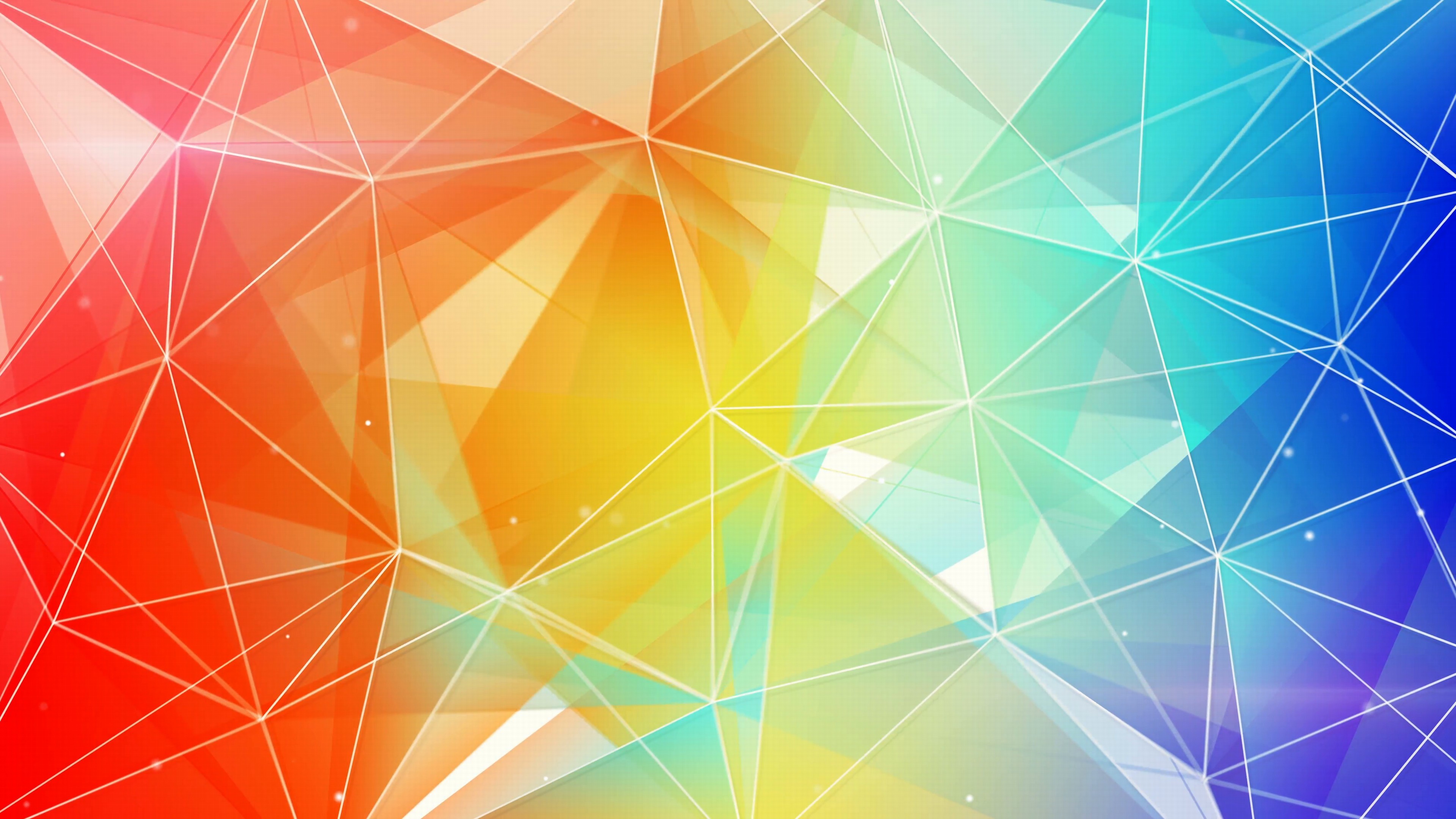 Colorful Wallpaper Hd For Wallpaper Idea 
 Data-src - Colorful Triangle Abstract Background - HD Wallpaper 