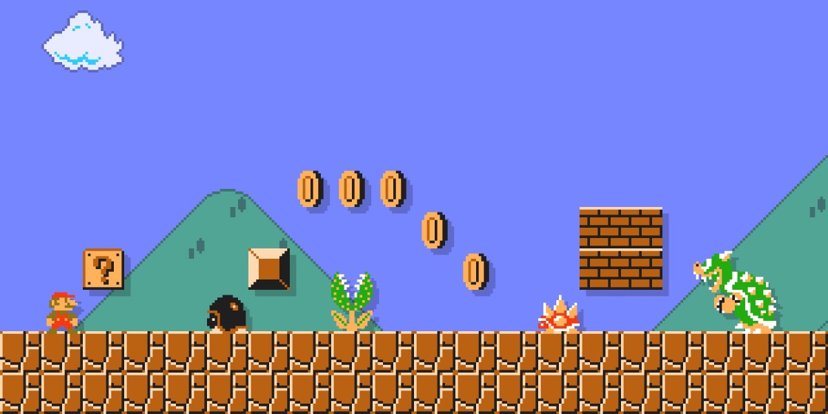 Bring Super Mario To Your Desktop Or Home Screen With - Super Mario Game Screen - HD Wallpaper 