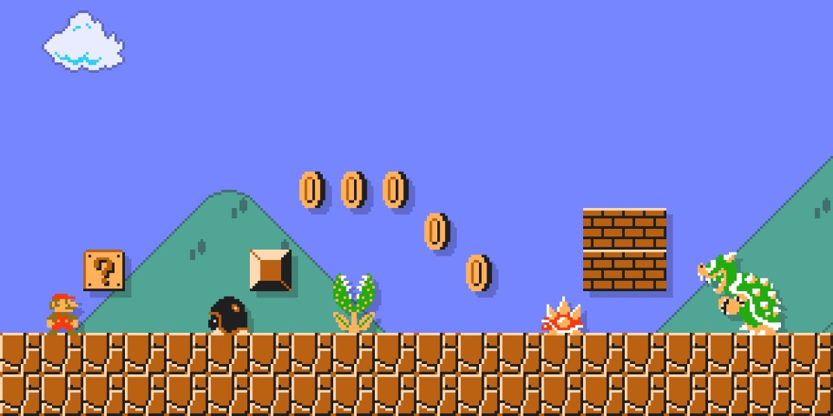 Bring Super Mario To Your Desktop Or Home Screen With - Super Mario Game Screen - HD Wallpaper 