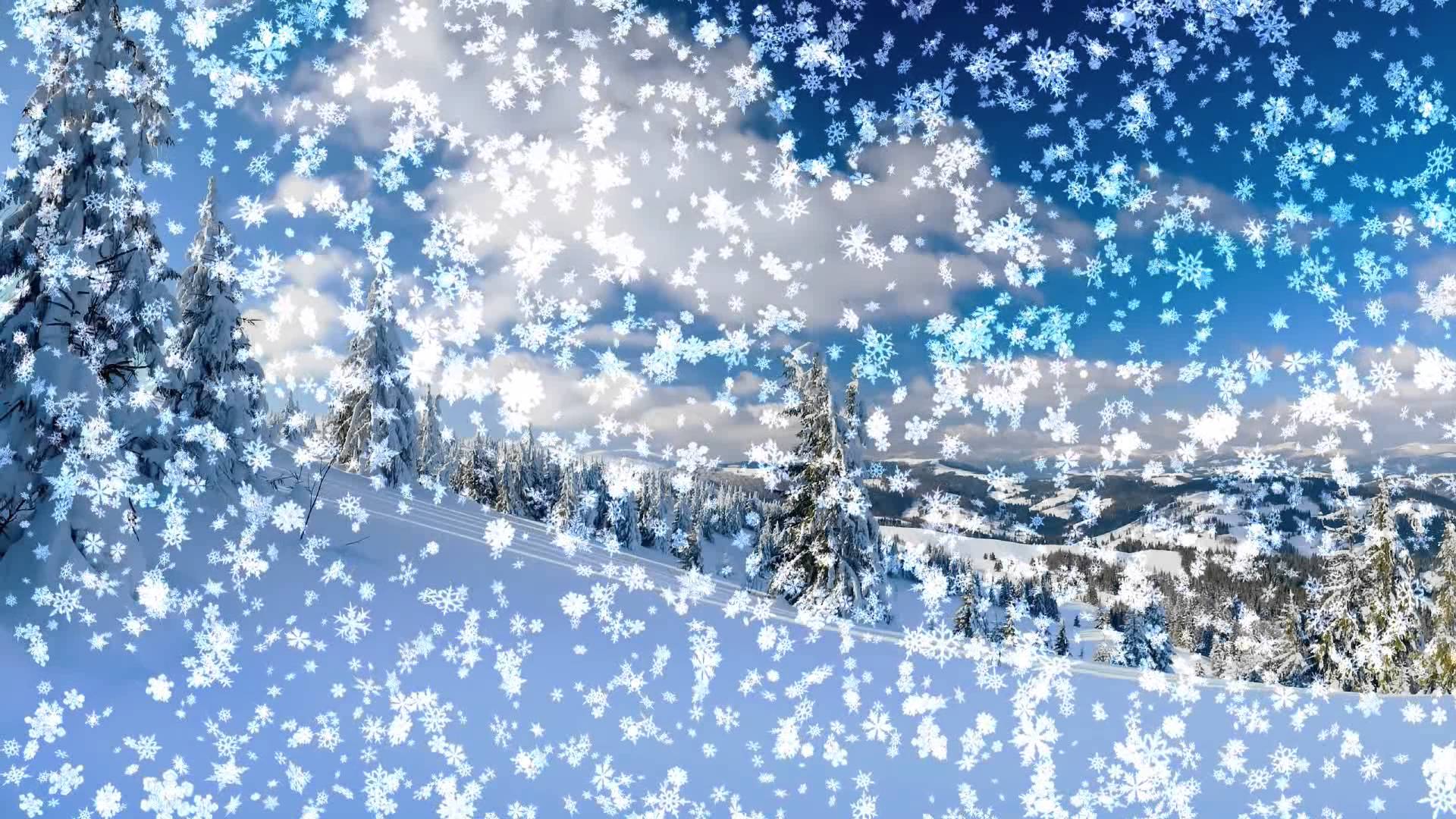Snowy Desktop 3d - Snow Wallpaper And Screensaver - HD Wallpaper 