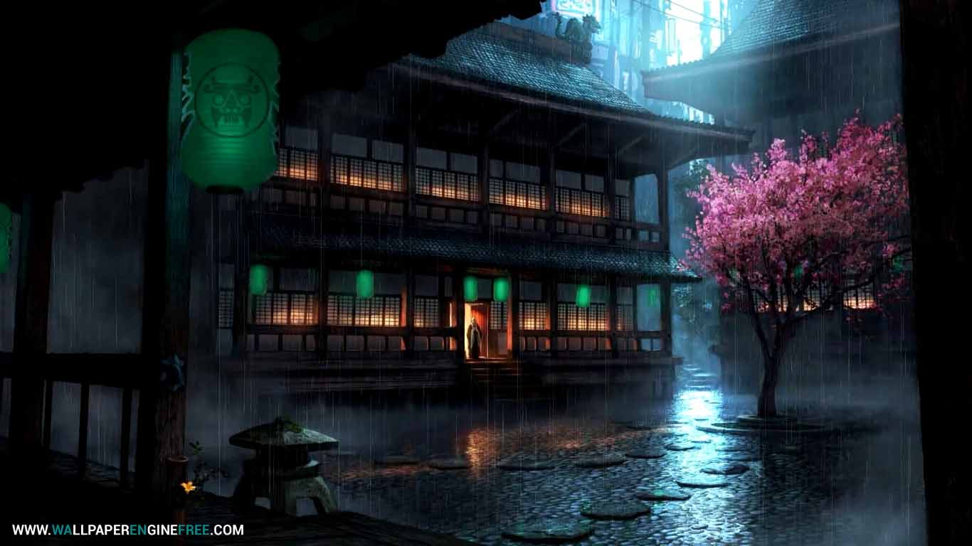 Dark Japan Wallpaper Hd - HD Wallpaper 