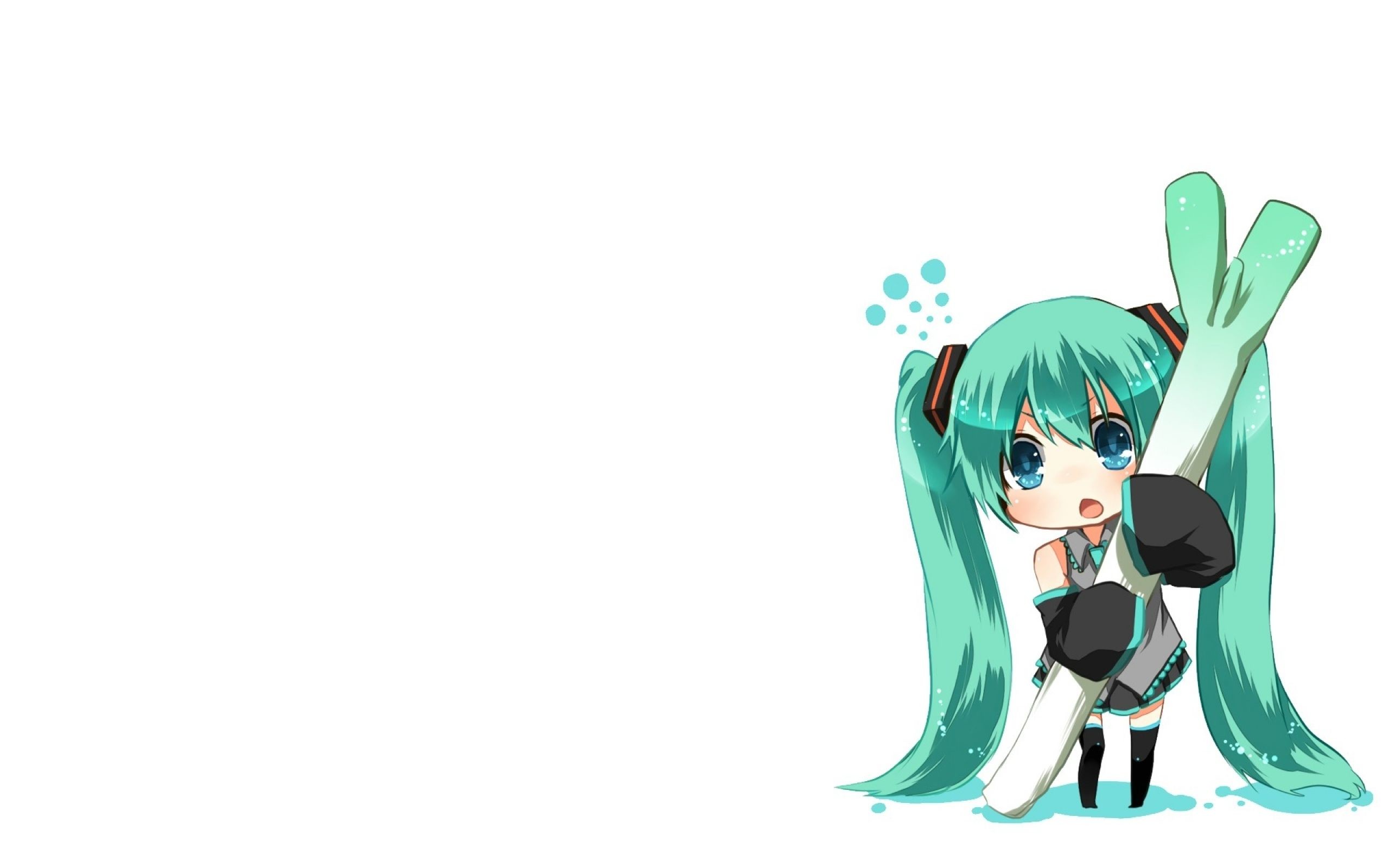 Free Anime Live Wallpaper For Android This Is A Cute - Hatsune Miku Chibi Wallpaper Android - HD Wallpaper 