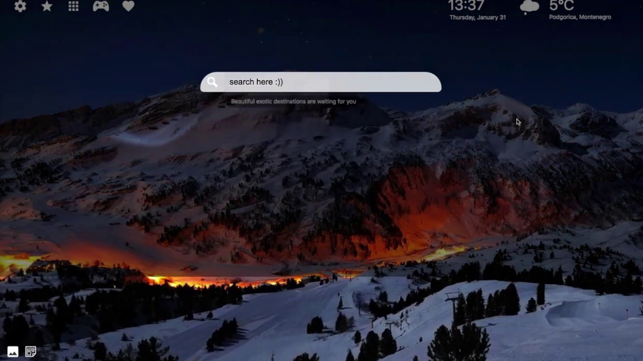 Swiss Alps At Night - HD Wallpaper 