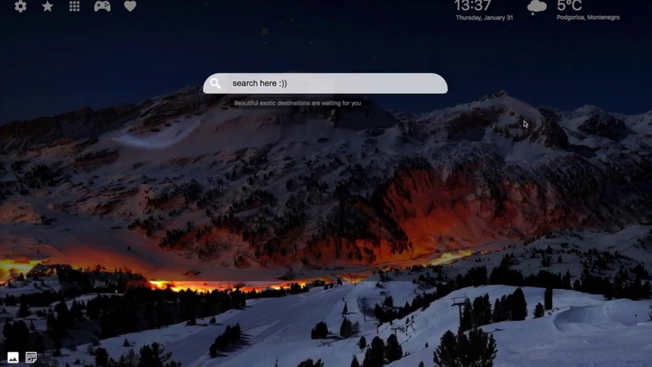 Swiss Alps At Night - HD Wallpaper 