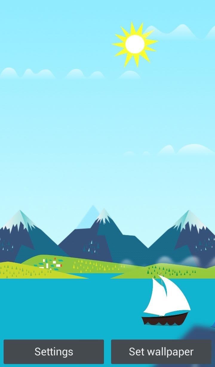 Liven Up Your Background With These Free 3d Parallax - Samsung Themes Wallpaper Mountain - HD Wallpaper 