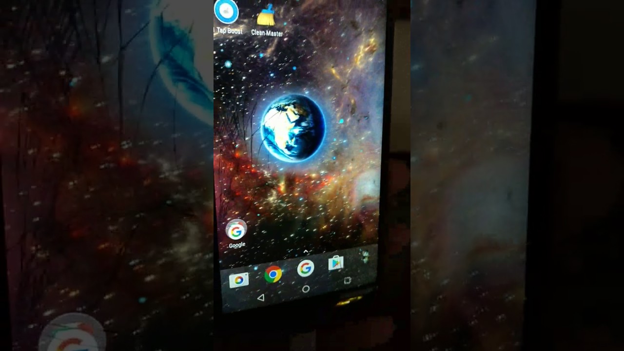 3d Parallax Wallpapers Galaxy In Oneplus 3t Youtube - Smartphone - HD Wallpaper 