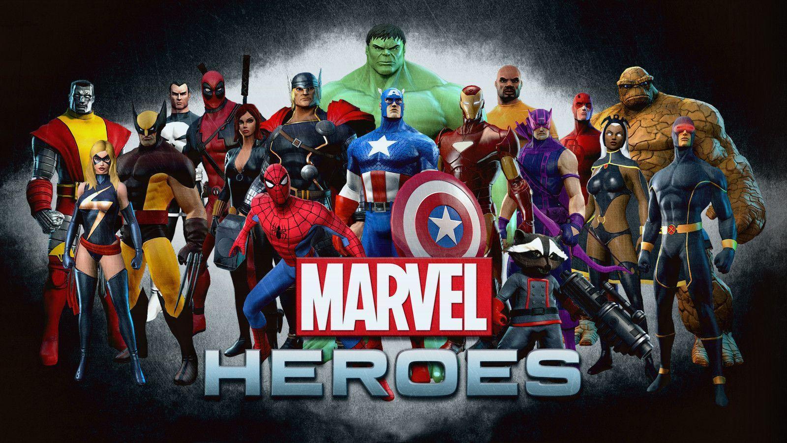 Marvel Heroes Computer Wallpapers, Desktop Backgrounds - Marvel Heroes - HD Wallpaper 