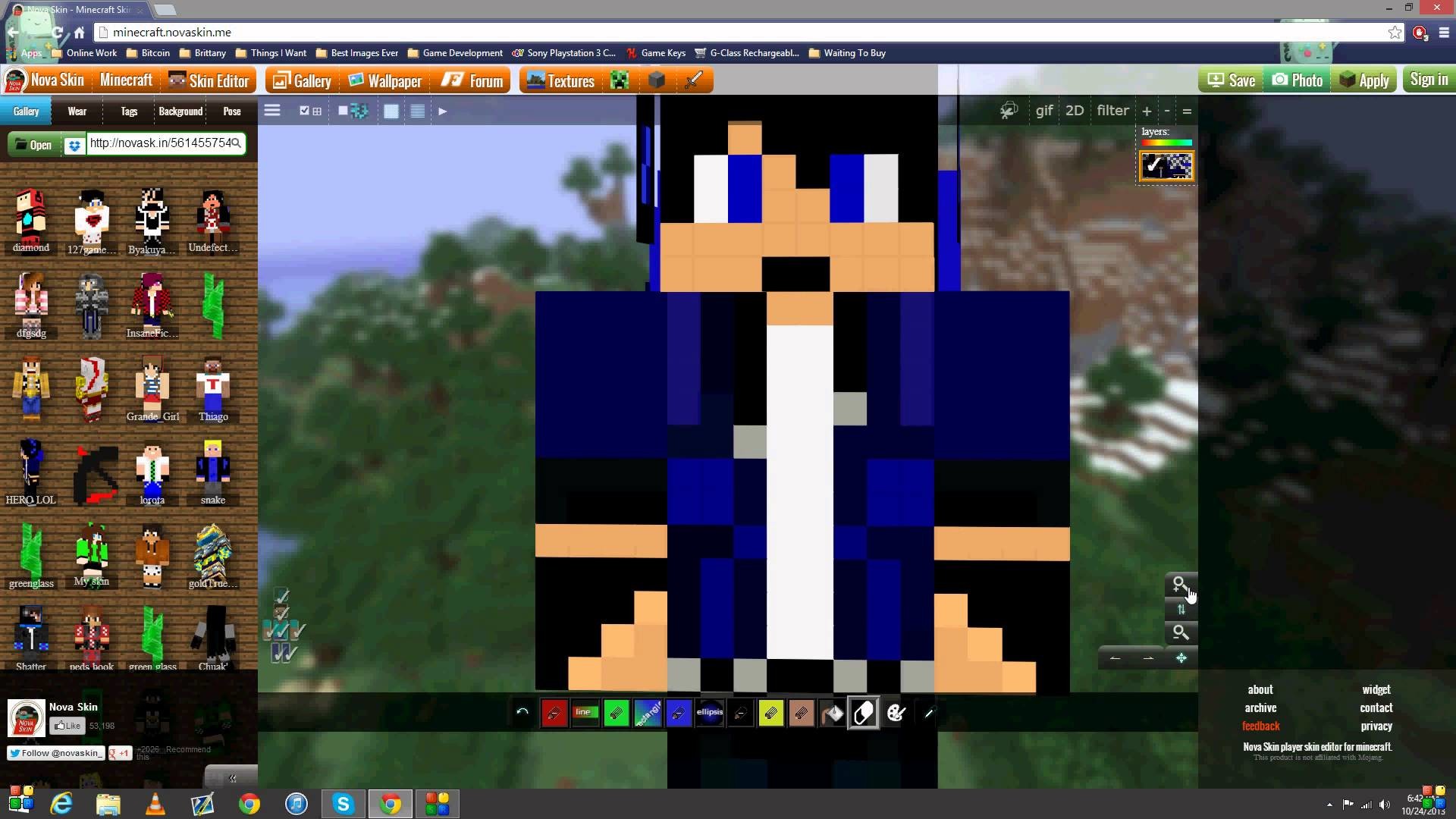 minecraft skin editor mojang