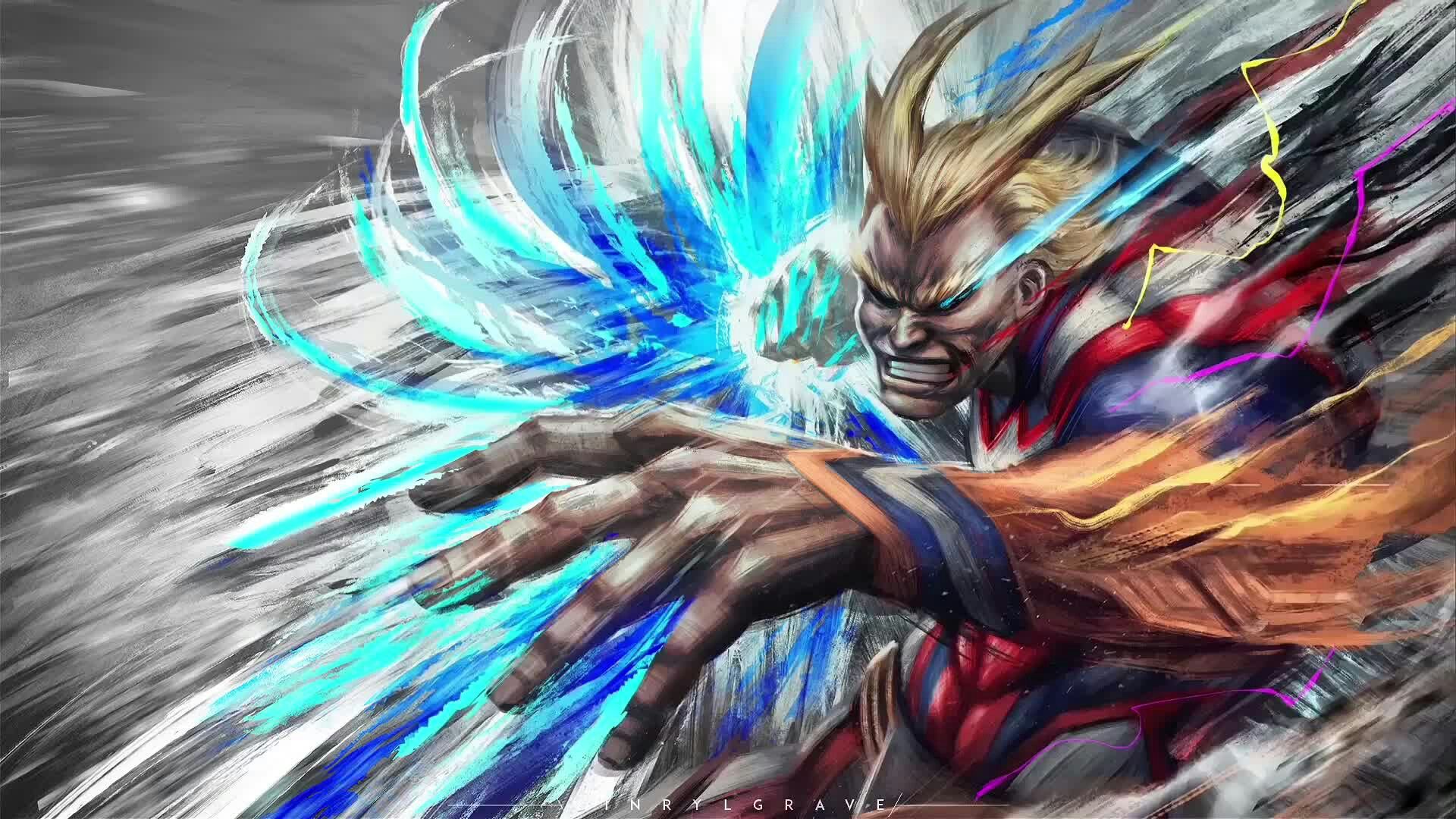 All Might Vs All For One 1280x7 Wallpaper Teahub Io