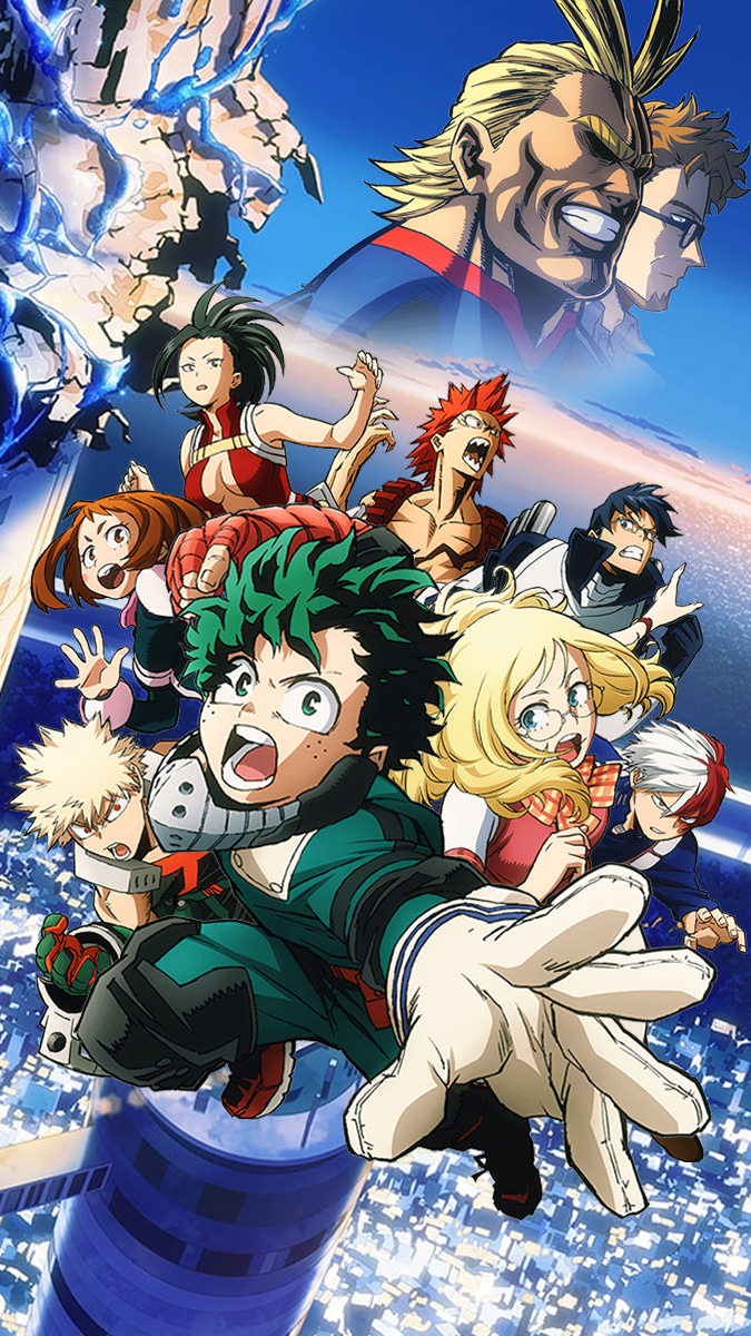 My Hero Academia Phone Wallpaper My Hero Academia Two Heroes 675x10 Wallpaper Teahub Io