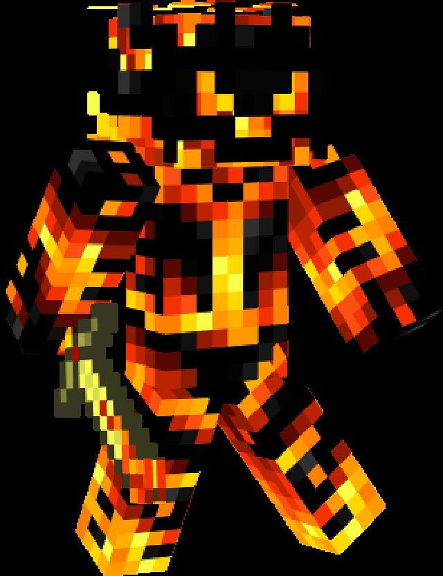 Minecraft Wallpaper Generator With Custom Skins - Minecraft Fire Skin -  640x833 Wallpaper 