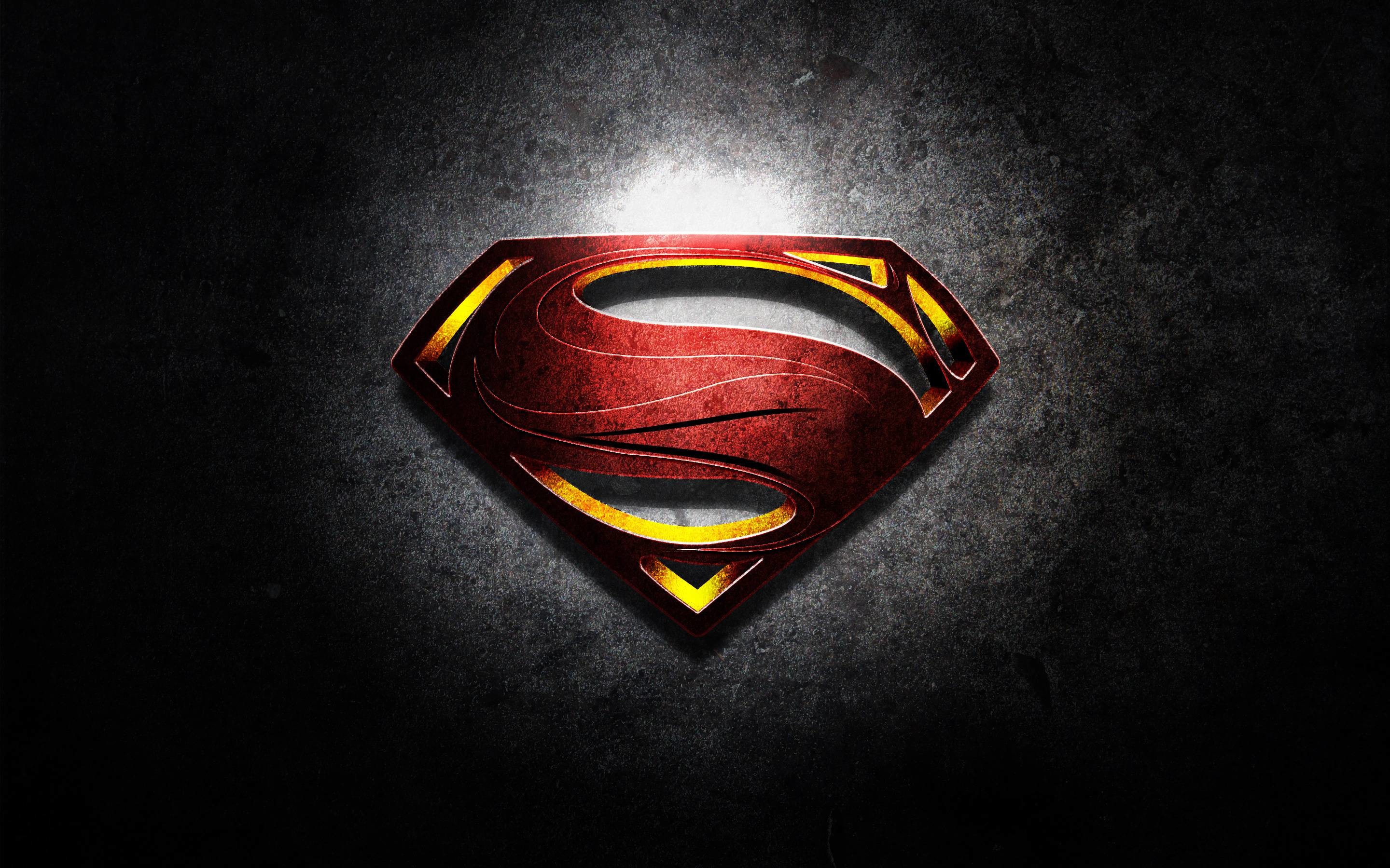 Superman Logo Wallpapers - Man Of Steel Background - HD Wallpaper 