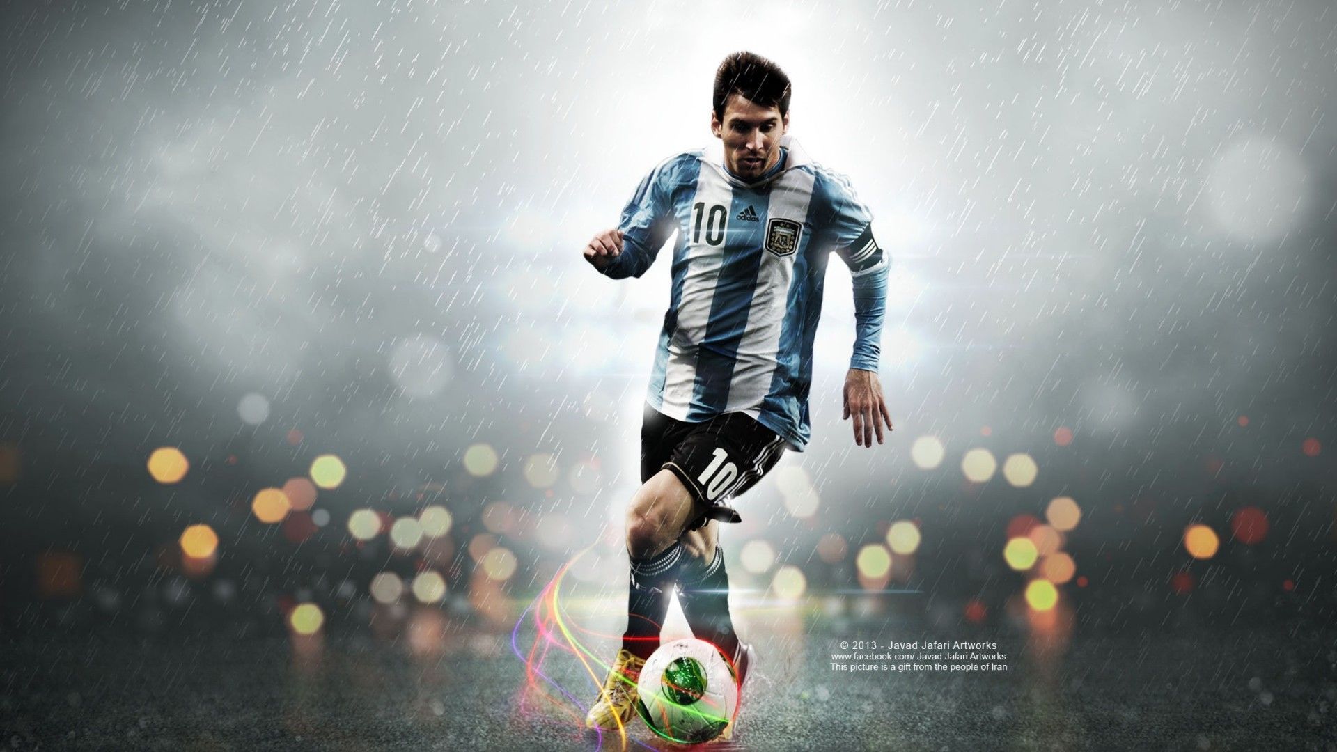 Football Player Wallpaper Messi - HD Wallpaper 