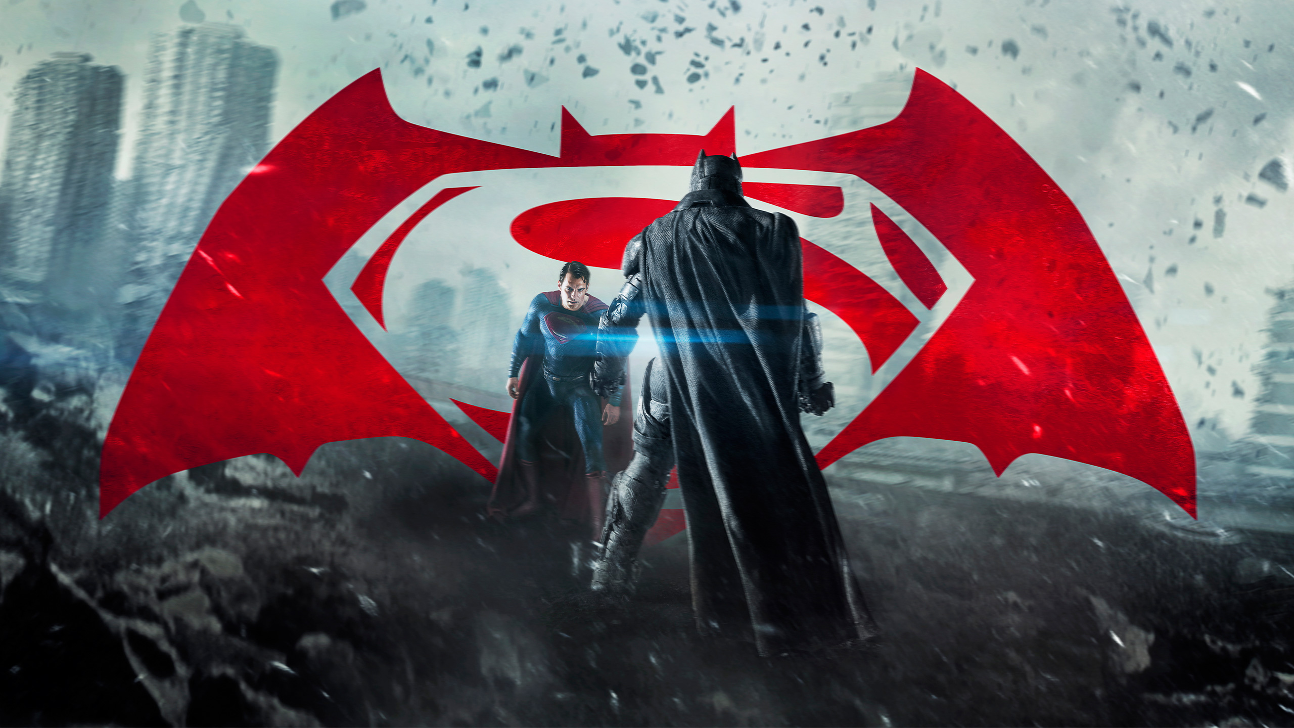 Batman V Superman Dawn Of Justice Hd Wallpapers Hd - Batman Vs Superman Logo 4k - HD Wallpaper 