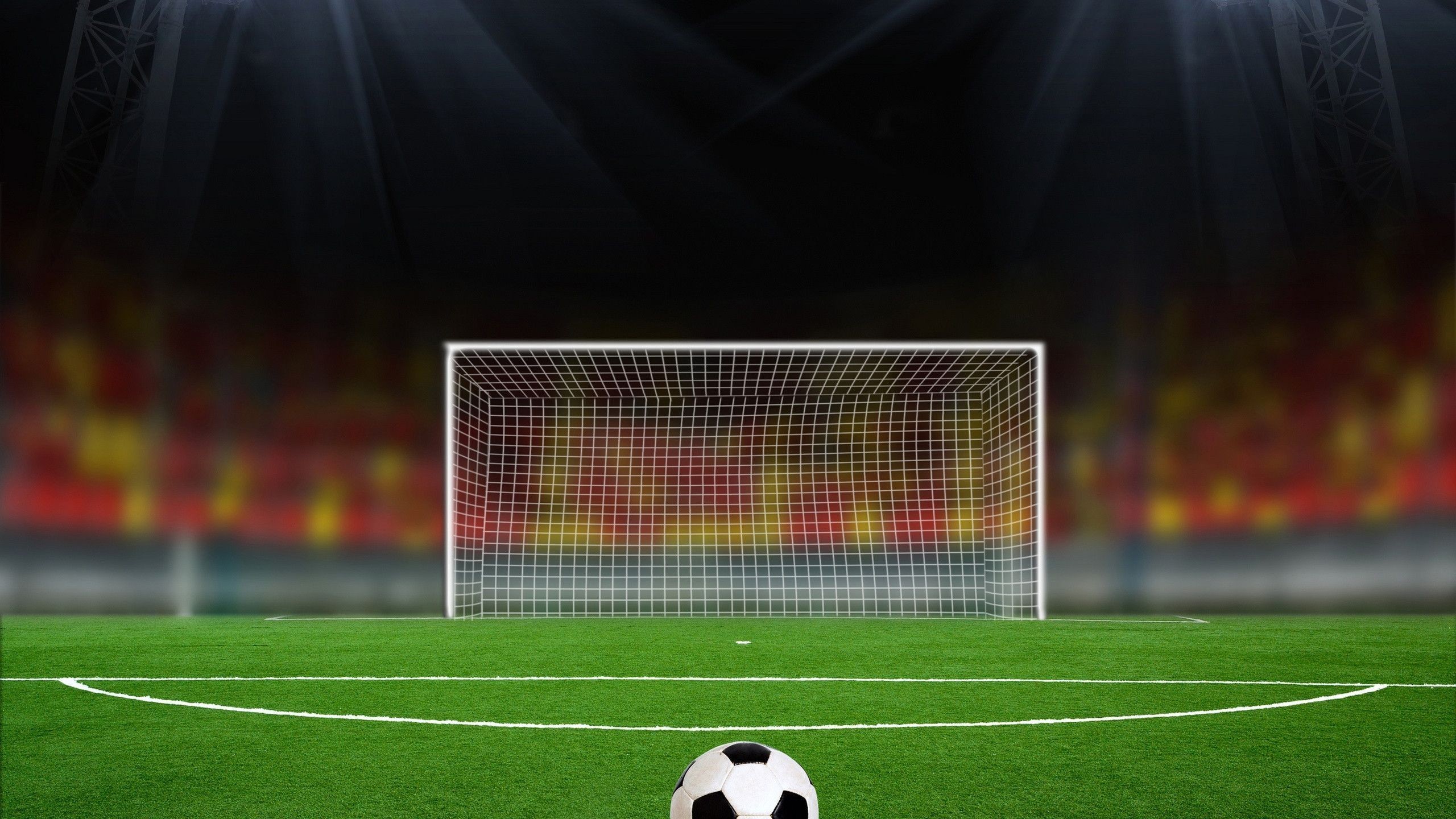 Football Wallpaper Hd Group With Items 
 Data-src - Football Goal Post Hd - HD Wallpaper 