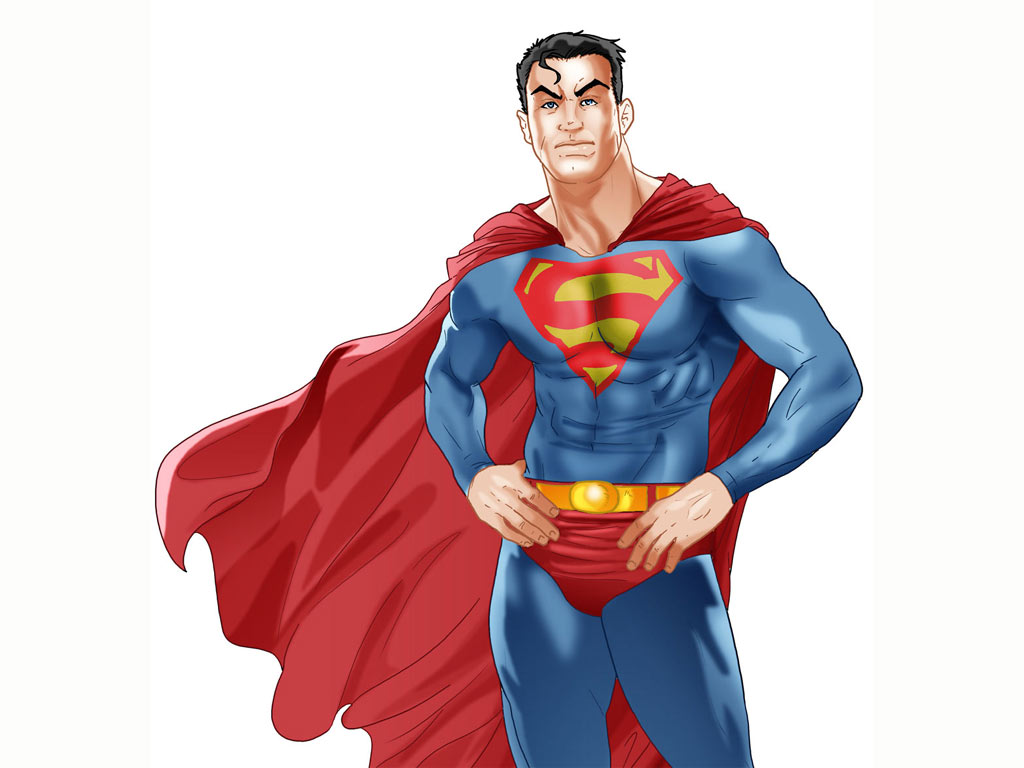 Superman Cartoon Images Hd - HD Wallpaper 