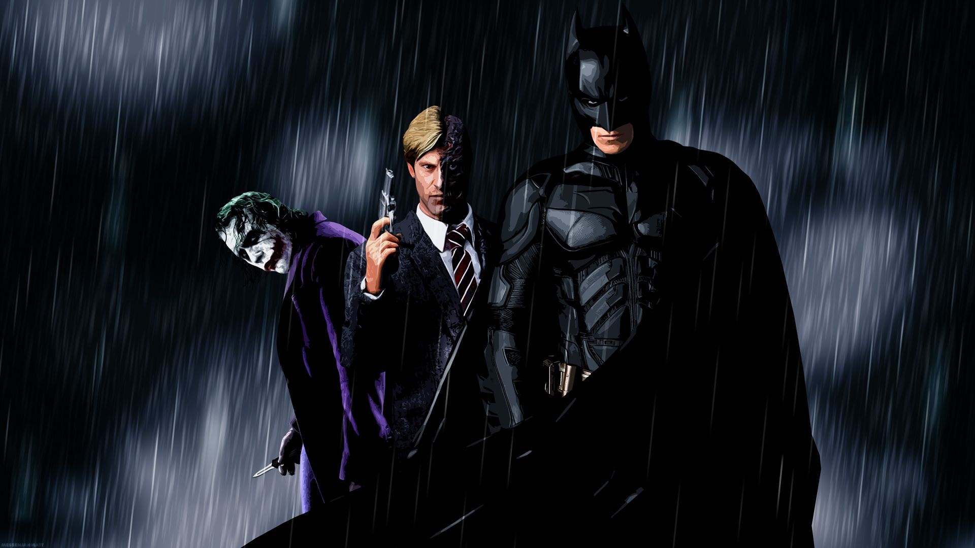 Batman Hd Wallpapers For Desktop Group 
 Data-src /img/186442 - Batman The Dark Knight Wallpaper Joker - HD Wallpaper 