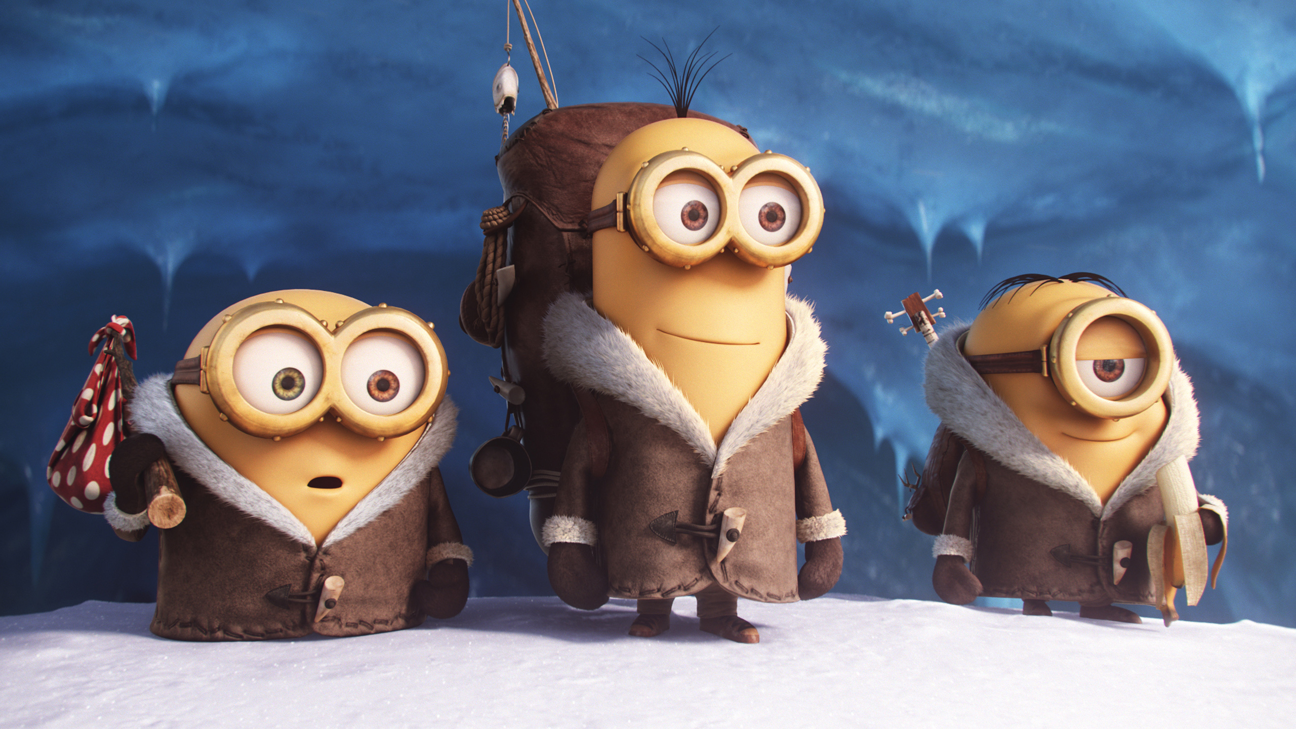 Snow Minions - Minion Adventure - HD Wallpaper 