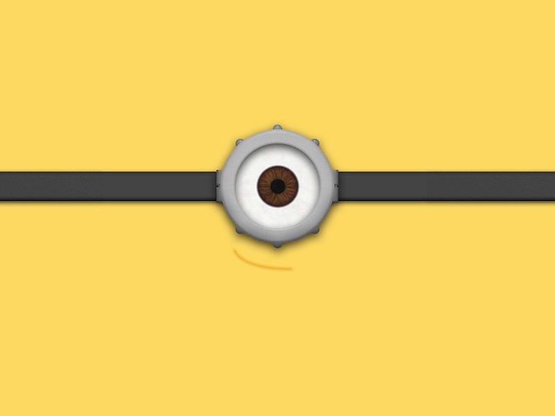 Minion Eye Wallpaper Hd - Minions Fondo De Pantalla Hd - HD Wallpaper 