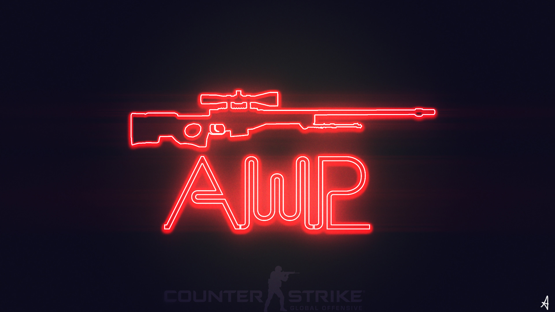 Csgo Awp Wallpaper Neon By Twilightliciousbr 
 Data - Cs Go Duvar Kağıdı - HD Wallpaper 