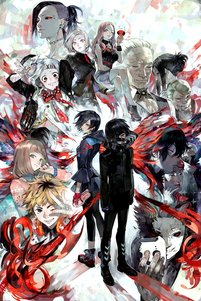 Anime, Nishihara Isao, Tokyo Ghoul, Uta , Mado Akira, - Tokyo Ghoul Manga Artwork - HD Wallpaper 