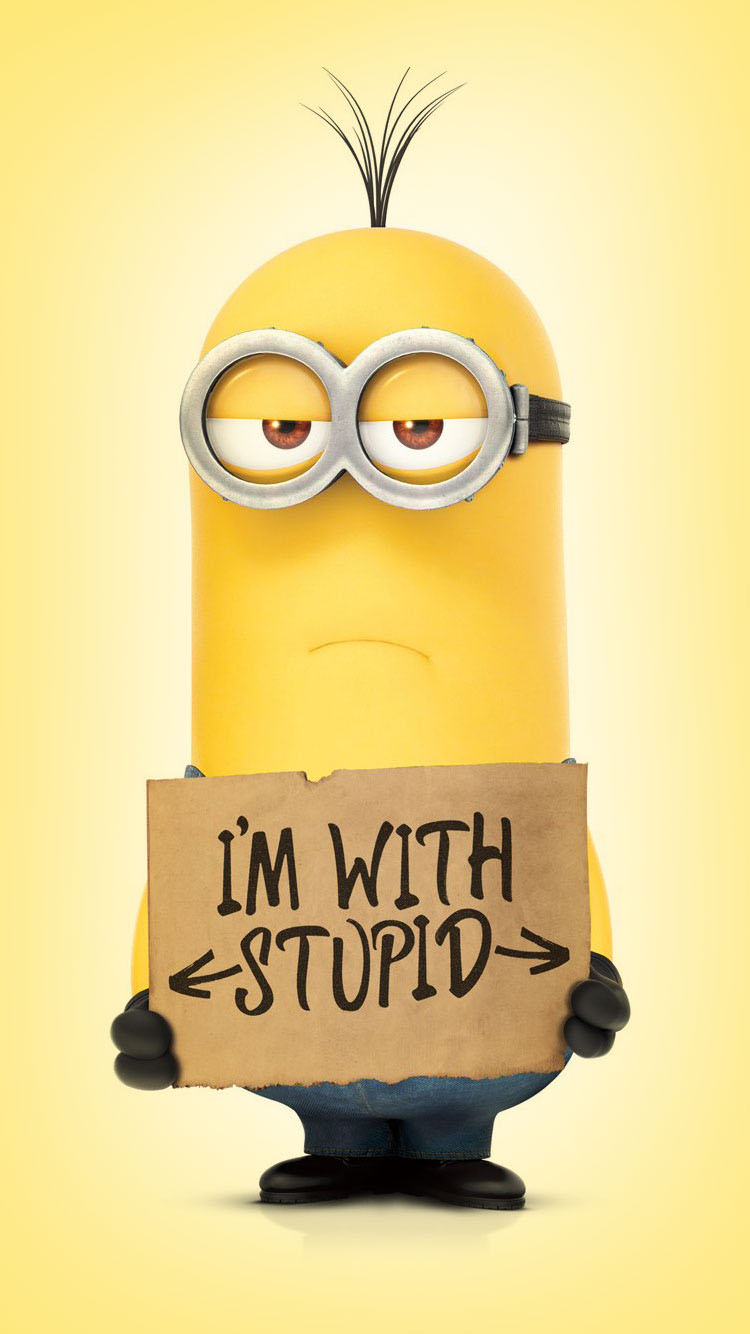 Wp3004925 Minions Hd Mobile Wallpapers - Quotes Minion Funny Jokes - HD Wallpaper 