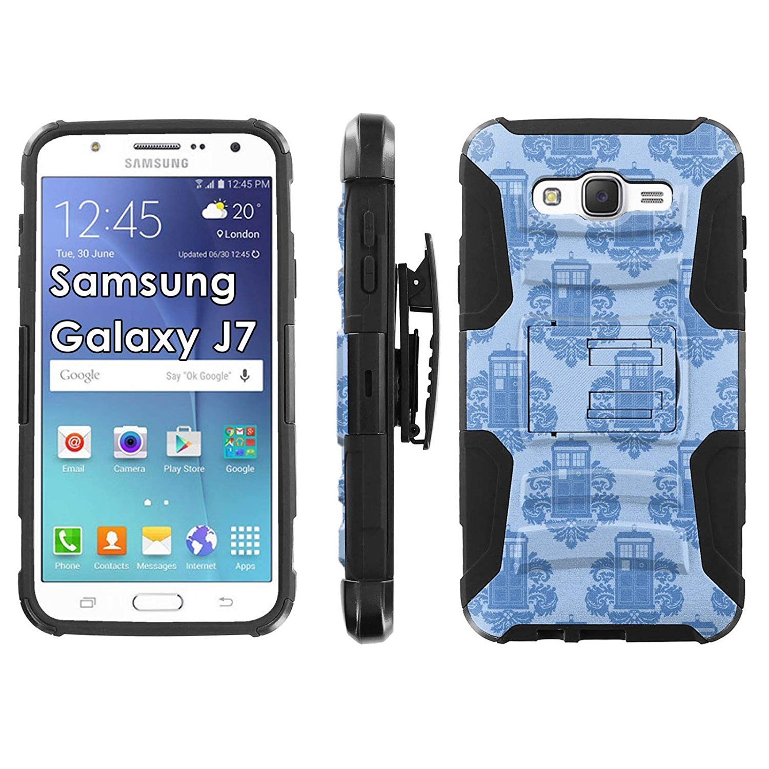 Samsung Galaxy J7 Phone Cover, Tardis Wallpaper- Black - Camouflage Phone Case For J7 - HD Wallpaper 