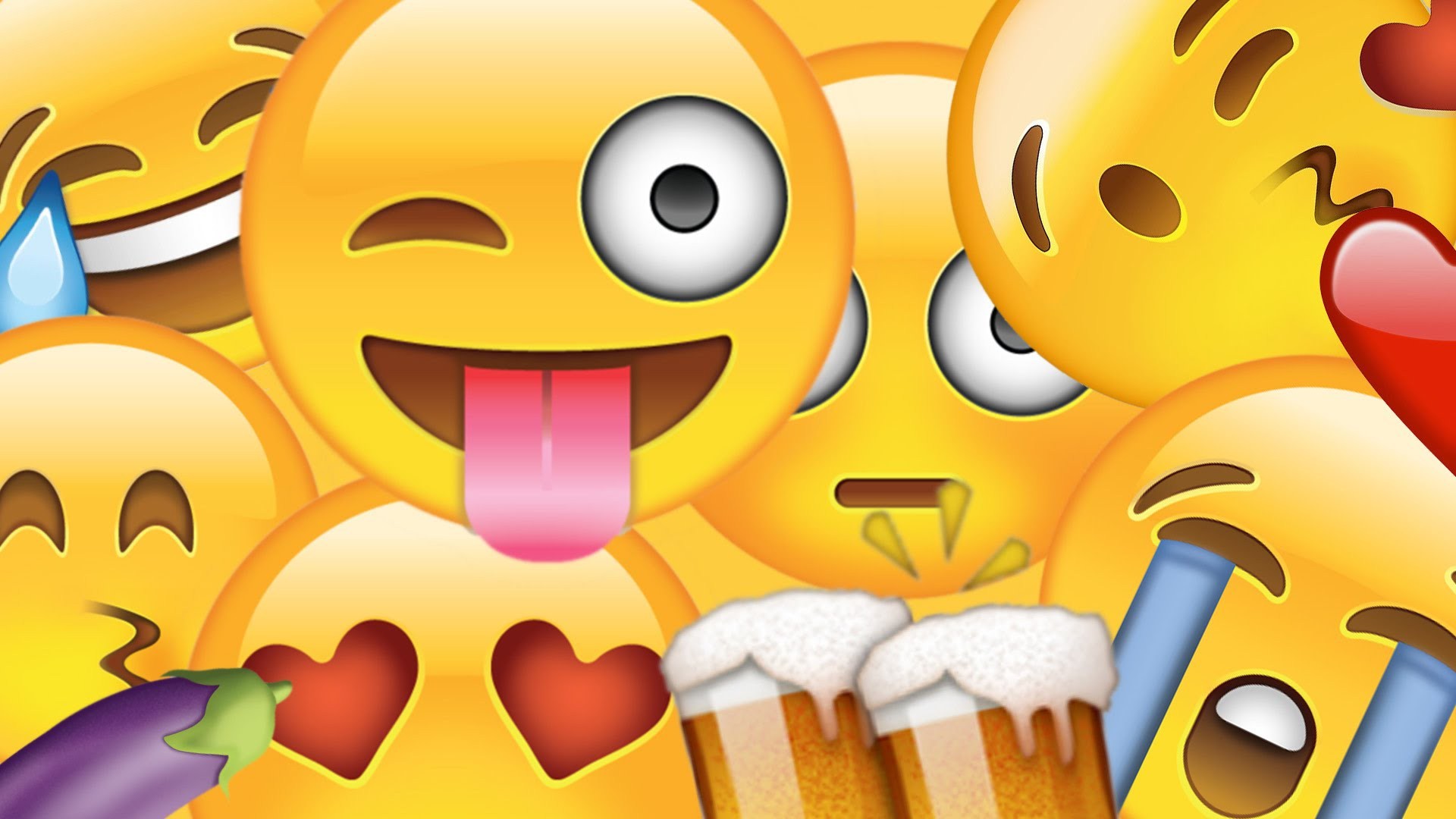 Emoji Wallpaper Hd - Emoji Cute Wallpaper For Laptop - HD Wallpaper 