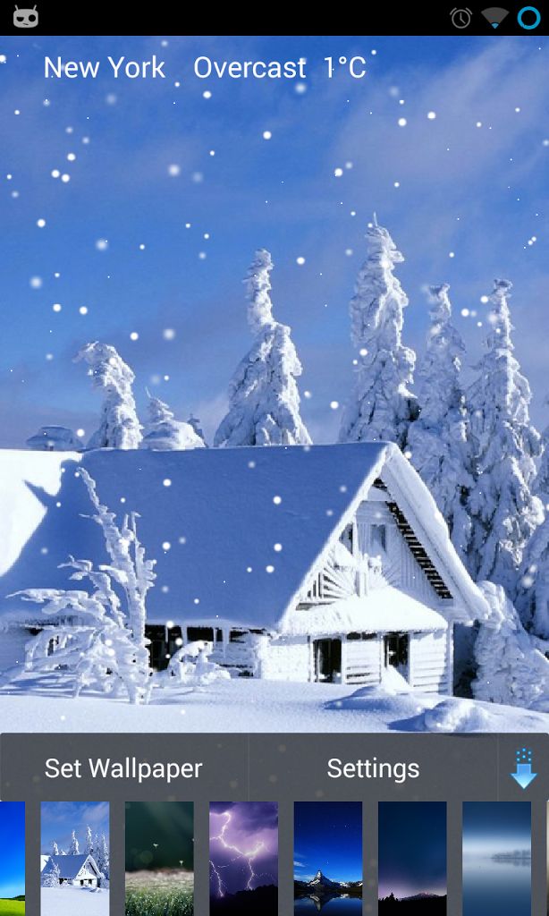 Winter Landscape With House - HD Wallpaper 