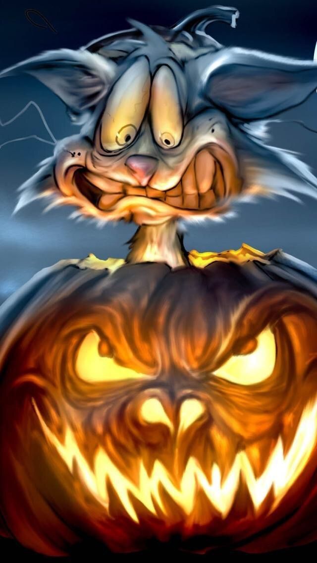 Scary Halloween Looney Tunes - HD Wallpaper 
