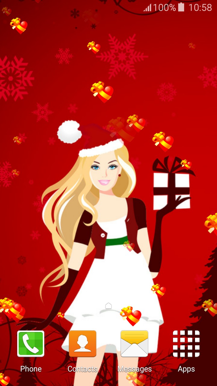 Santa Girls Live Wallpapers - Virgo Fondo De Pantalla - HD Wallpaper 