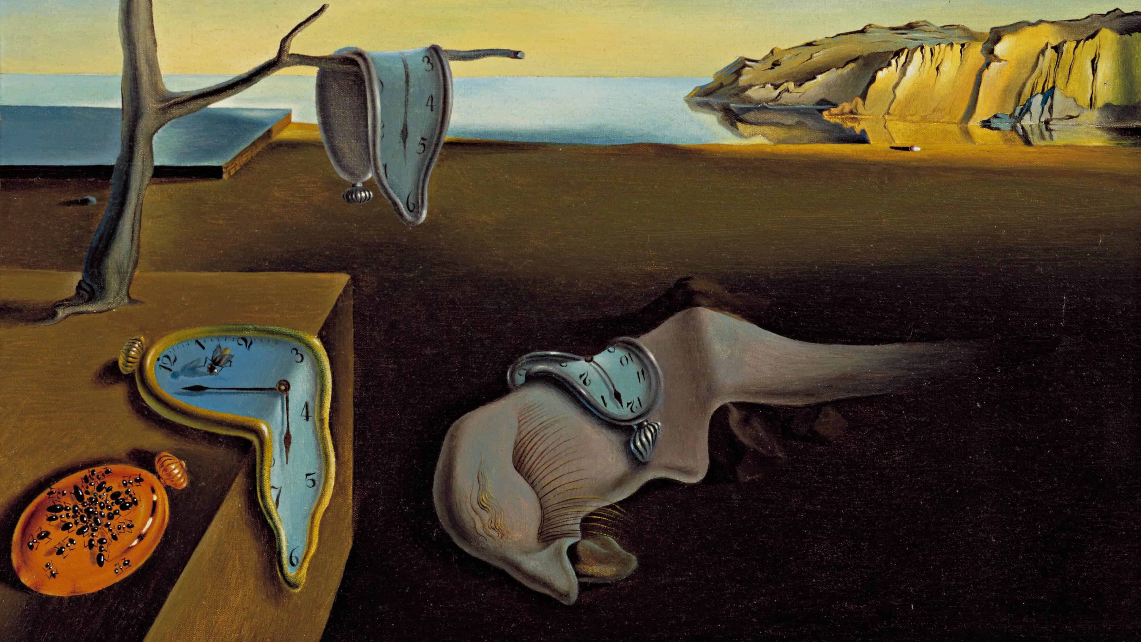 The Persistence Of Memory Painting By Salvador Dali - Museum Of Modern Art - HD Wallpaper 