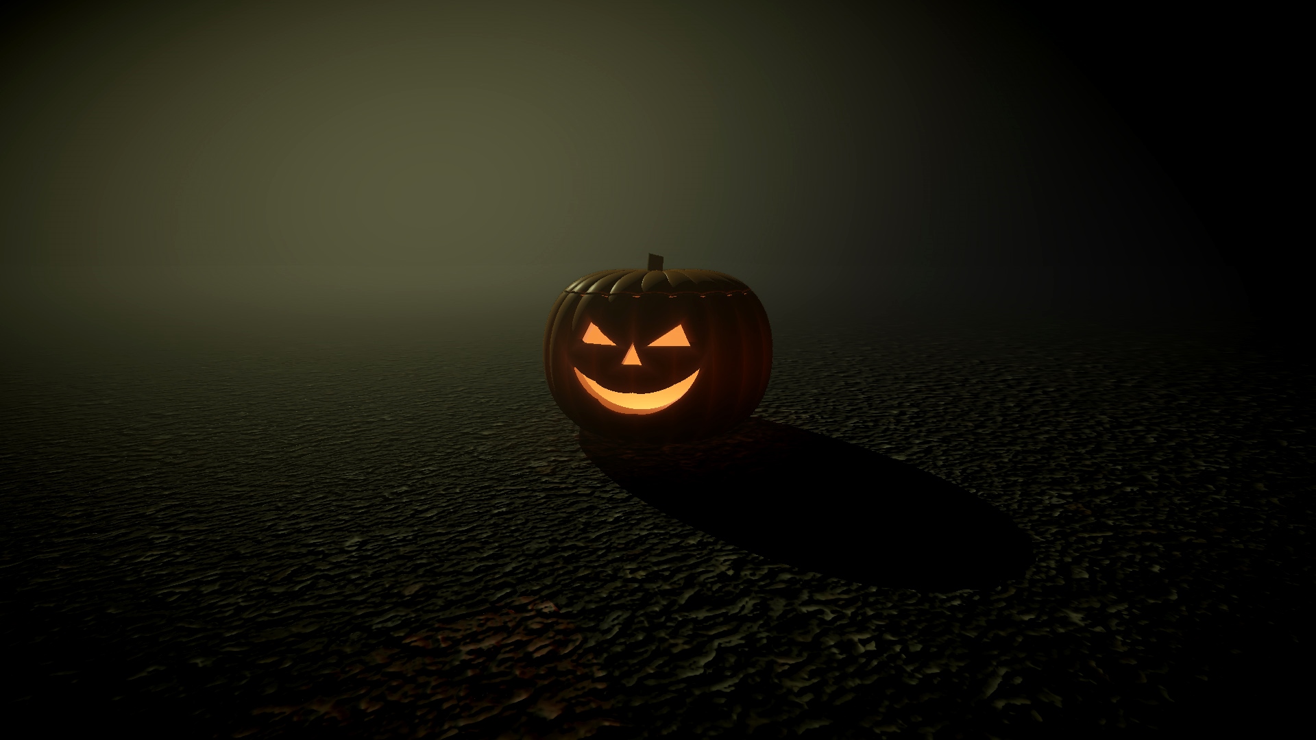 Windows 10 Halloween 3d Screensaver Pumpkin Mystery - Jack-o'-lantern - HD Wallpaper 