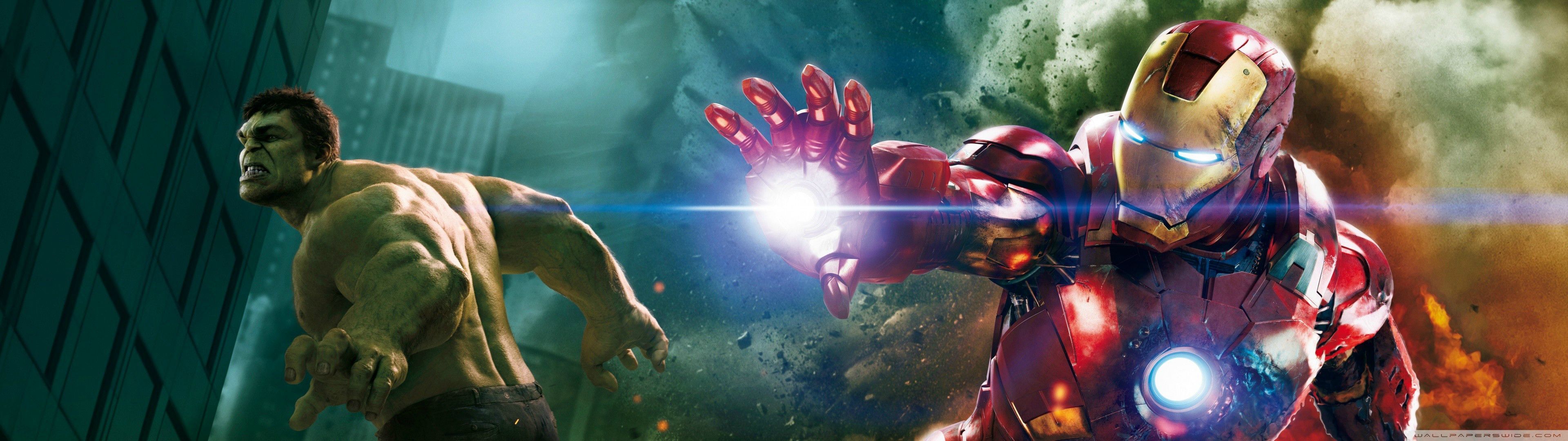 300 Dual Monitor Wallpapers - Dual Monitor Wallpapers Iron Man - HD Wallpaper 