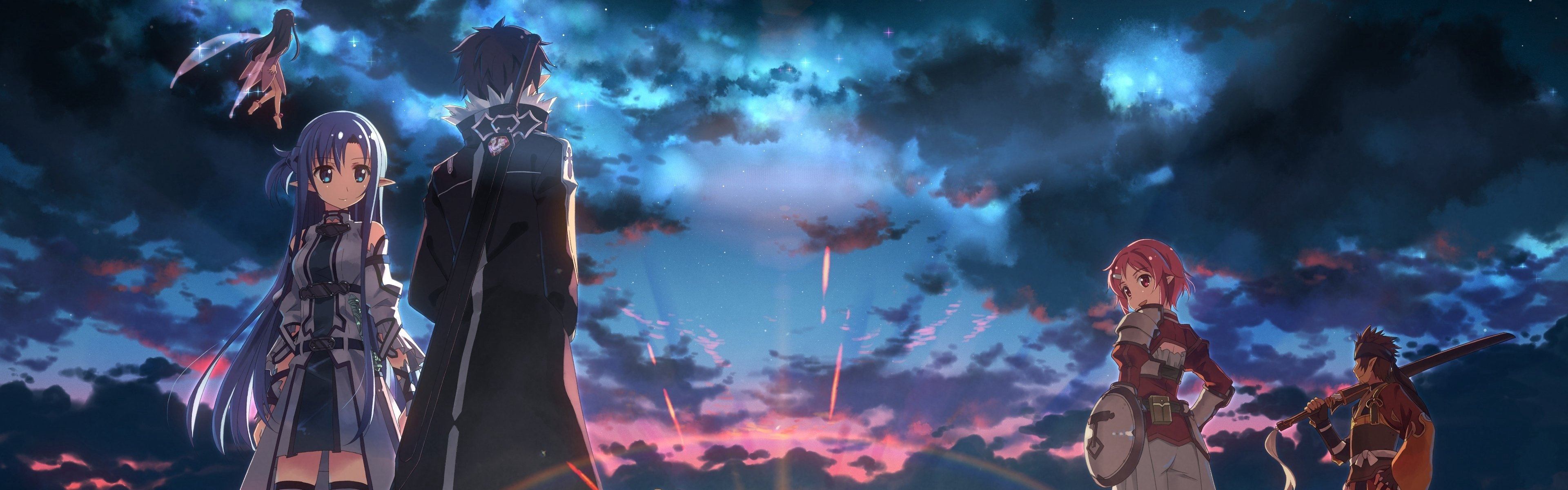 Dual Monitor Anime Wallpaper Dual Monitor Wallpaper - Anime Wallpaper 2 Monitor - HD Wallpaper 