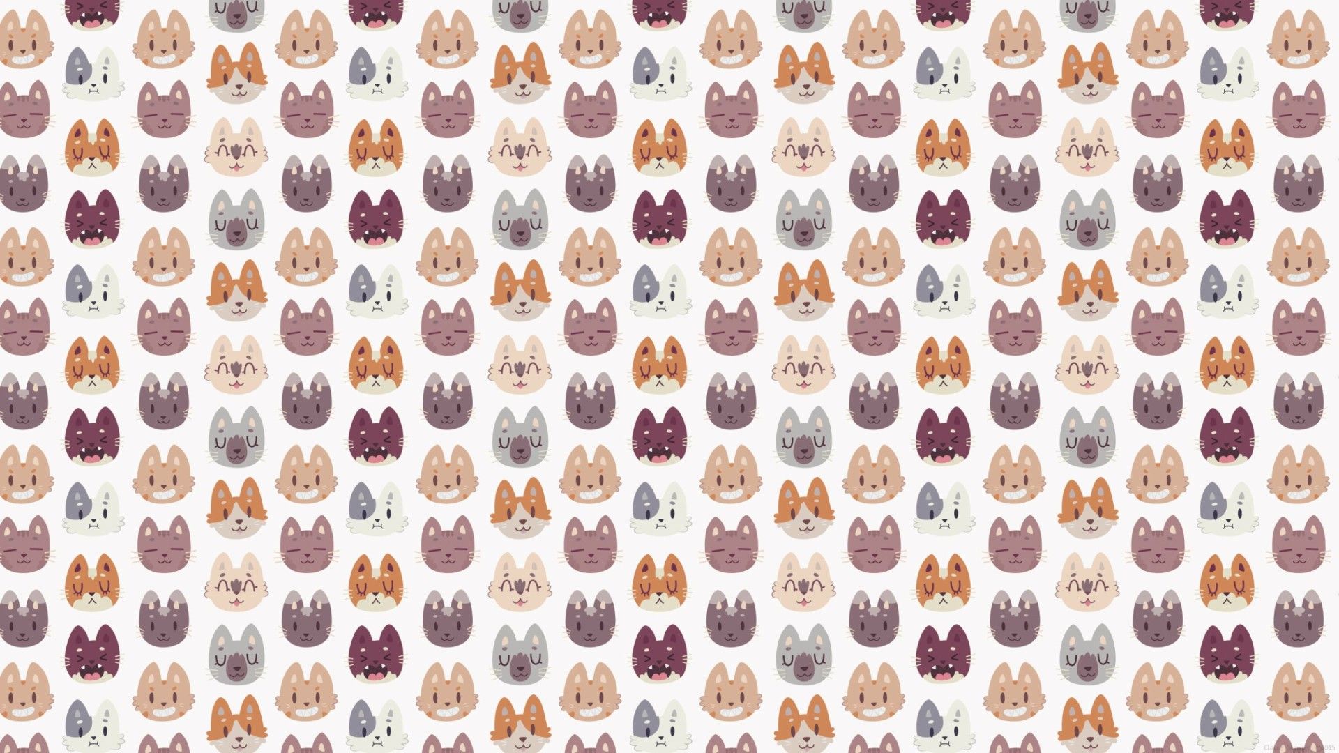 Cats Tumblr Wallpapers High Quality On Hd Wallpaper - Desktop Background Cute Pattern - HD Wallpaper 